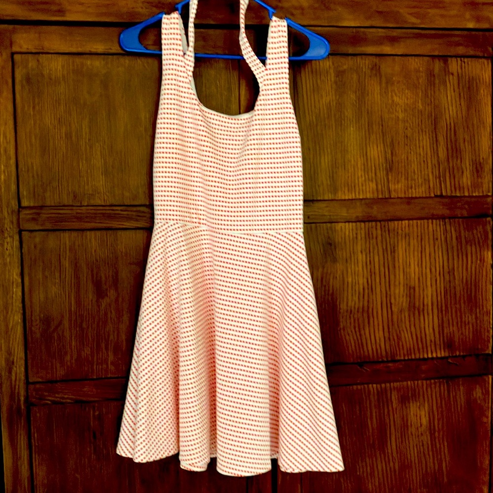 Aqua fit and flare dress